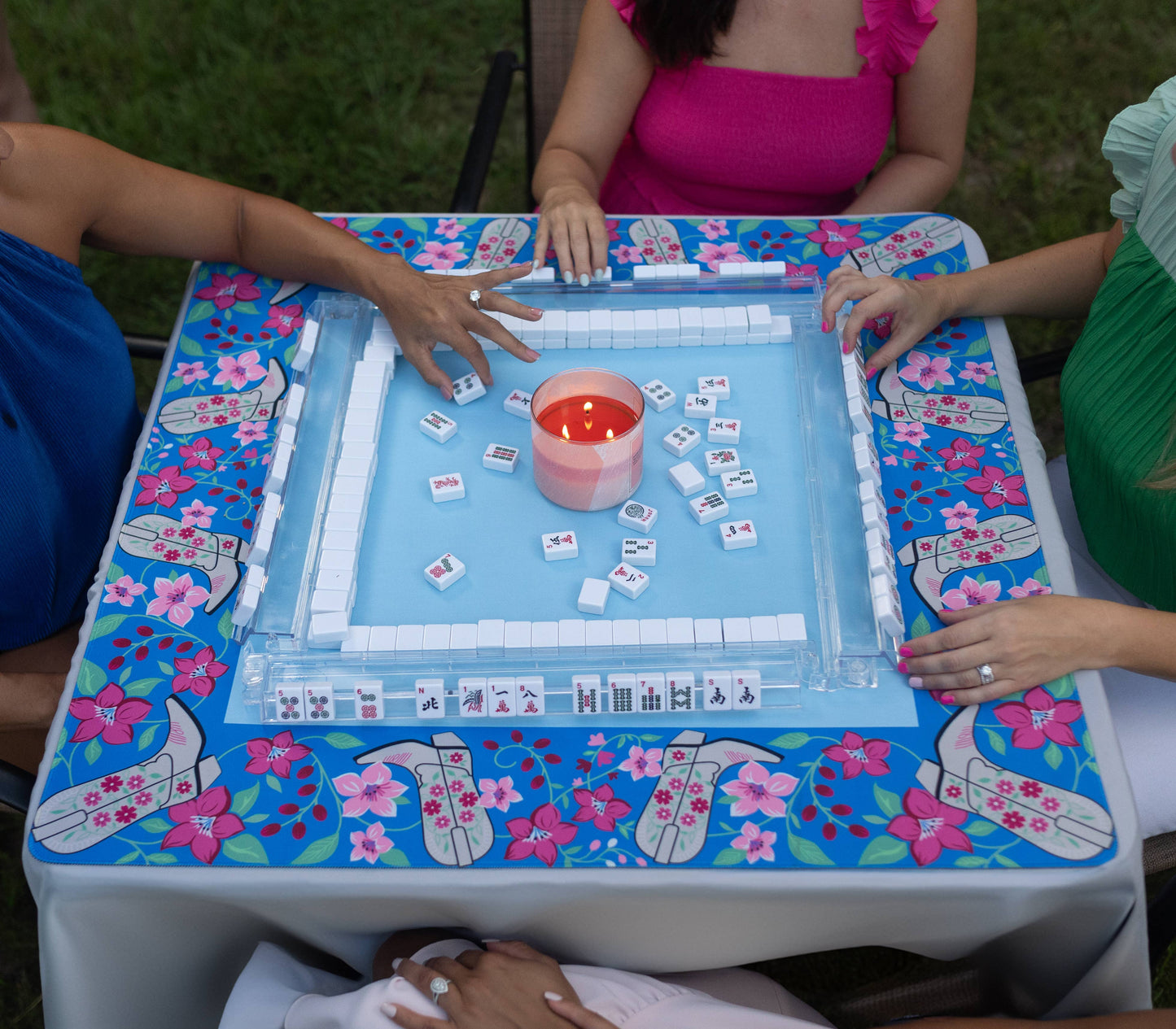 Blue Cowboy Boot Mat