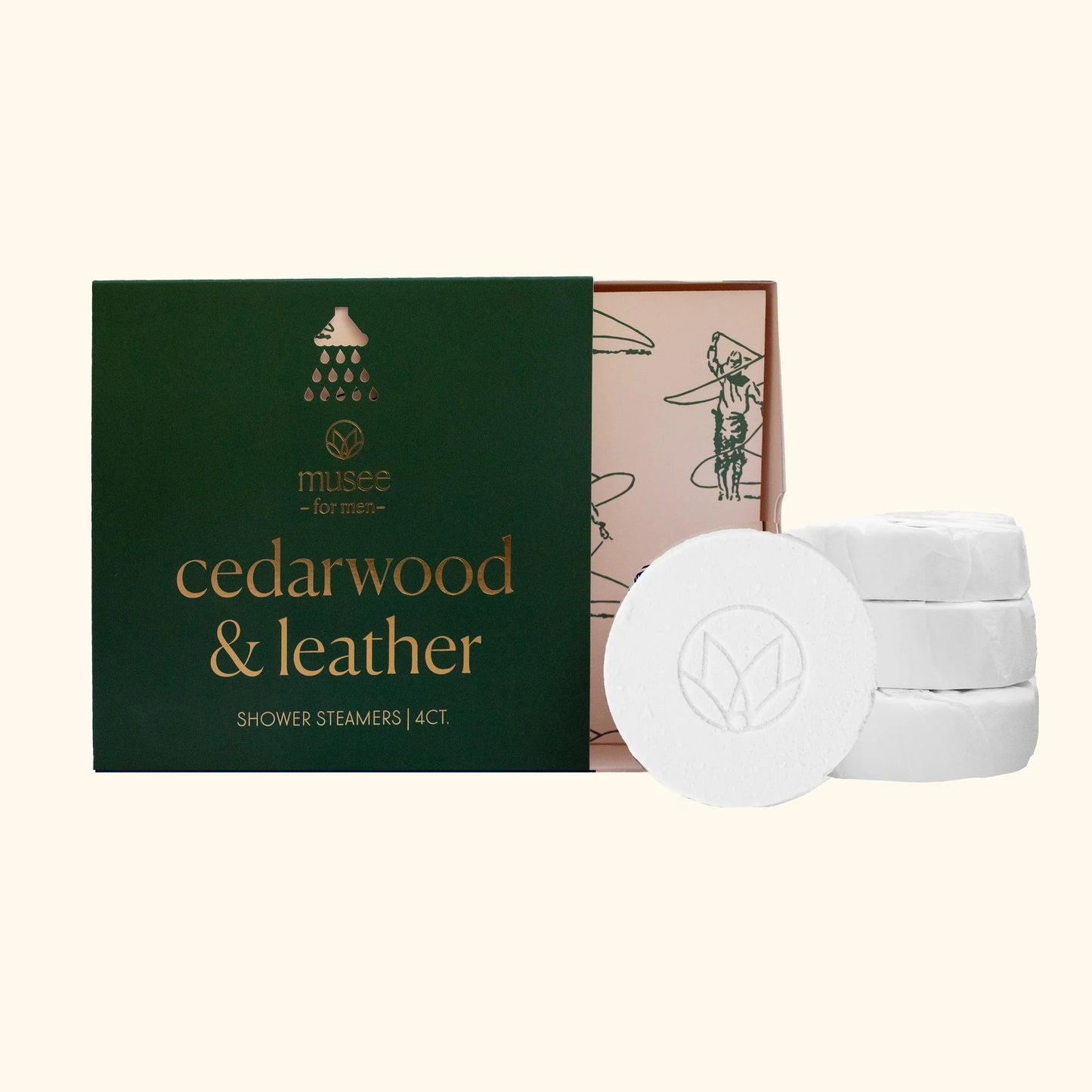 Cedarwood & Leather Shower Steamer