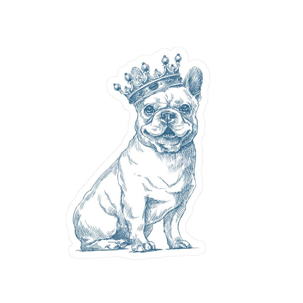 Royal French Bulldog Decal