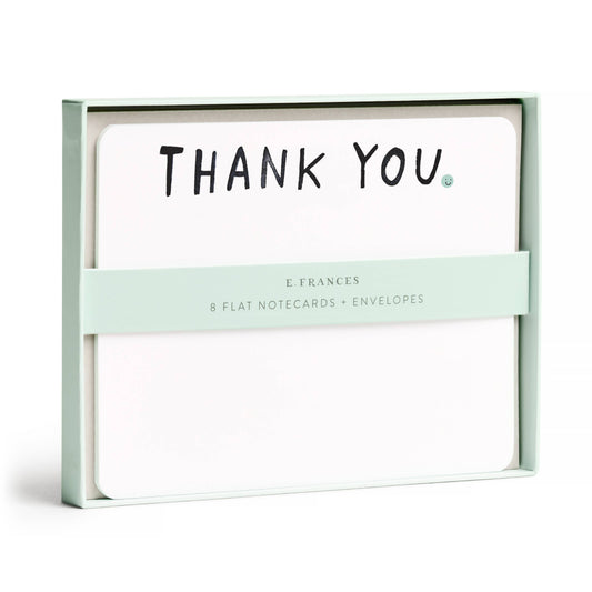 Thank You Flat Notes | Boxed Notecards Stationery