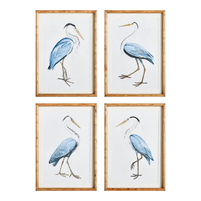 Elegant Blue Heron Prints