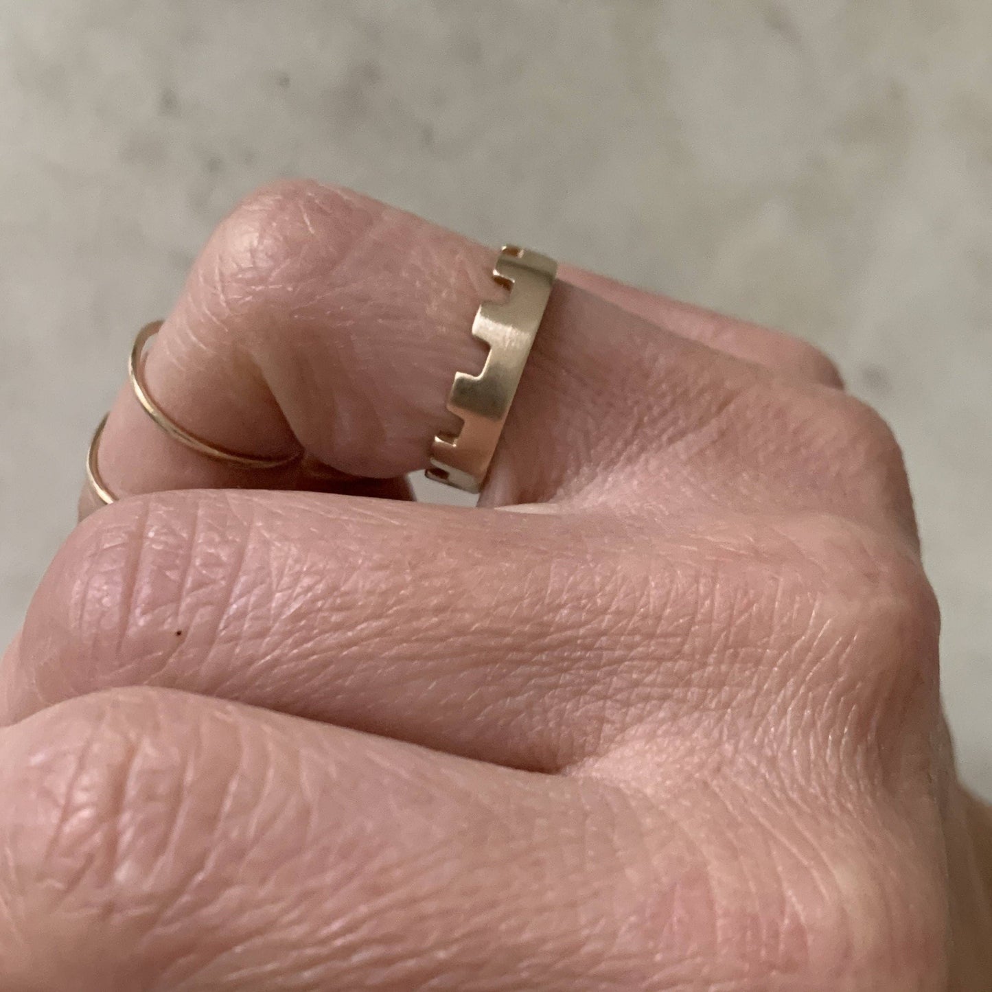Crenellated Ring