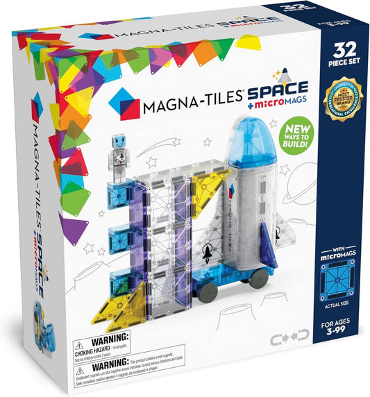 Magnetic Tiles Space 32-Piece Set