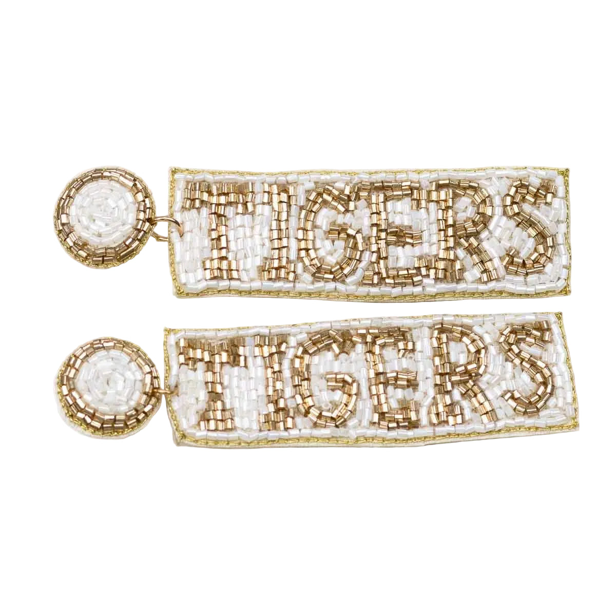 Tigers Beaded Earrings