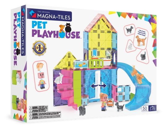 Magna-Tiles Pet Playhouse 50-Piece Set