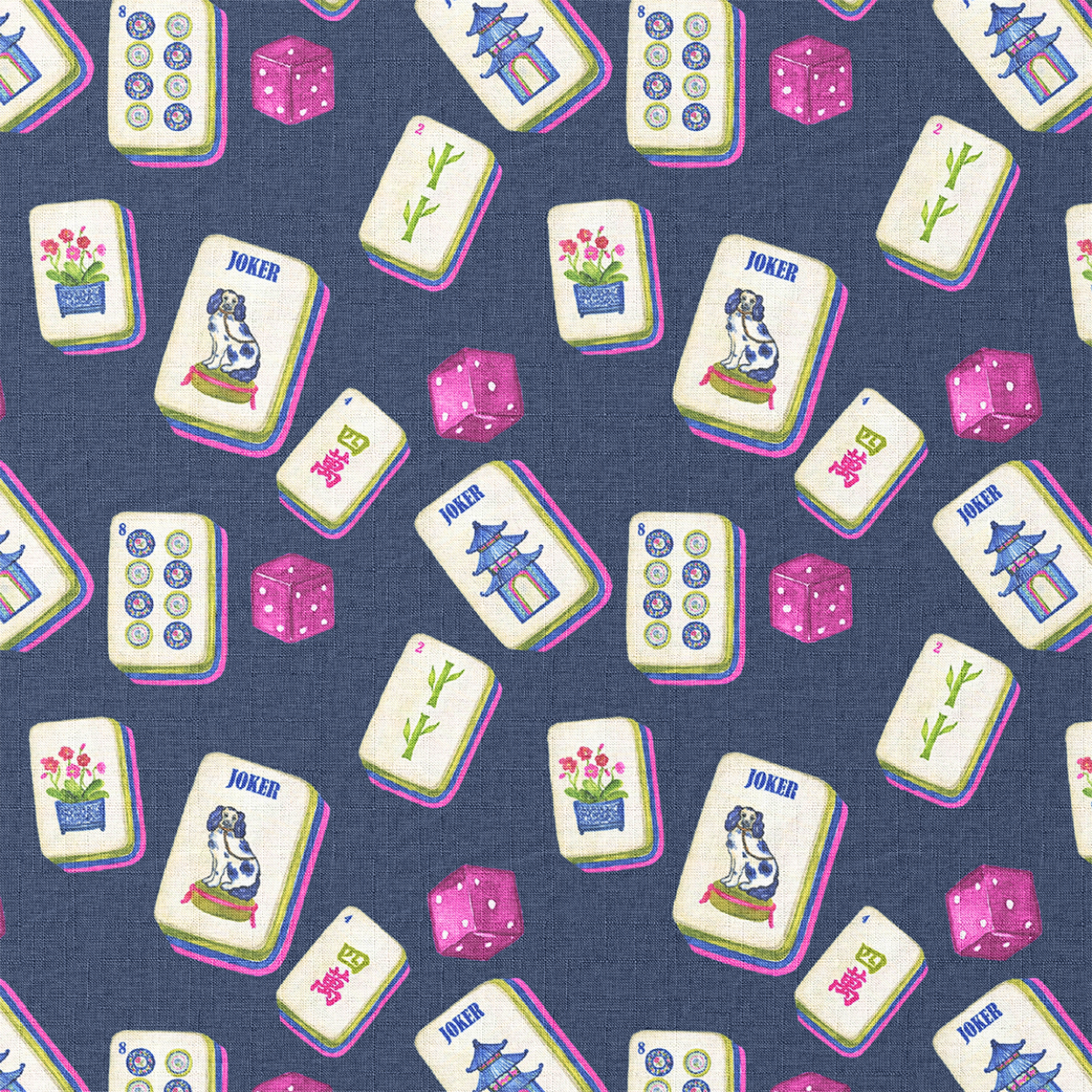 Mahjong Mojo Short Sleeved Pajama Set | PJs