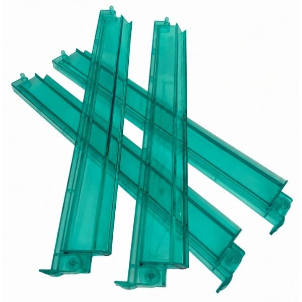 Green Clear Mahjong Rack and Pusher Set of 4