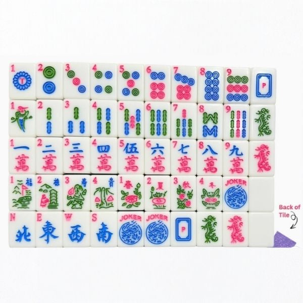 Lavendar Sparkle - Mahjong Tiles Set (166 Tiles)