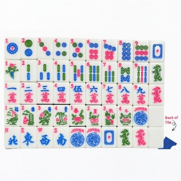 Royal Sparkle - Mahjong Tiles Set (166 Tiles)
