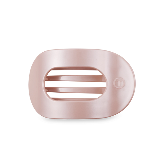 Pearly Pink Flat Round Clip