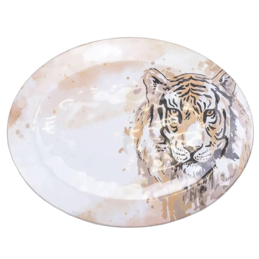 Tiger Love Melamine Platter